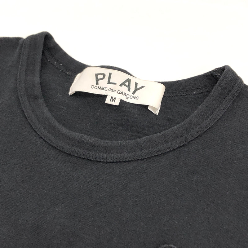 【現状渡し品】【メンズ】 COMME des GARCONS コムデギャルソン BLACK EMBLEM S/S TEE AX-T064 半袖 Tシャツ トップス 140-260701-rs-04-fur サイズ：M カラー：ブラック 万代Net店