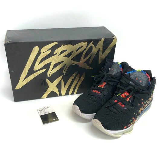 【中古品】【メンズ】 NIKE ナイキ LEBRON 17 JAMES GANG BQ3177-005 レブロン ジェームス ギャング スニーカー シューズ 靴 160-260701-rs-06-fur サイズ：28.0cm US10 カラー：ブラック/マルチカラー 万代Net店