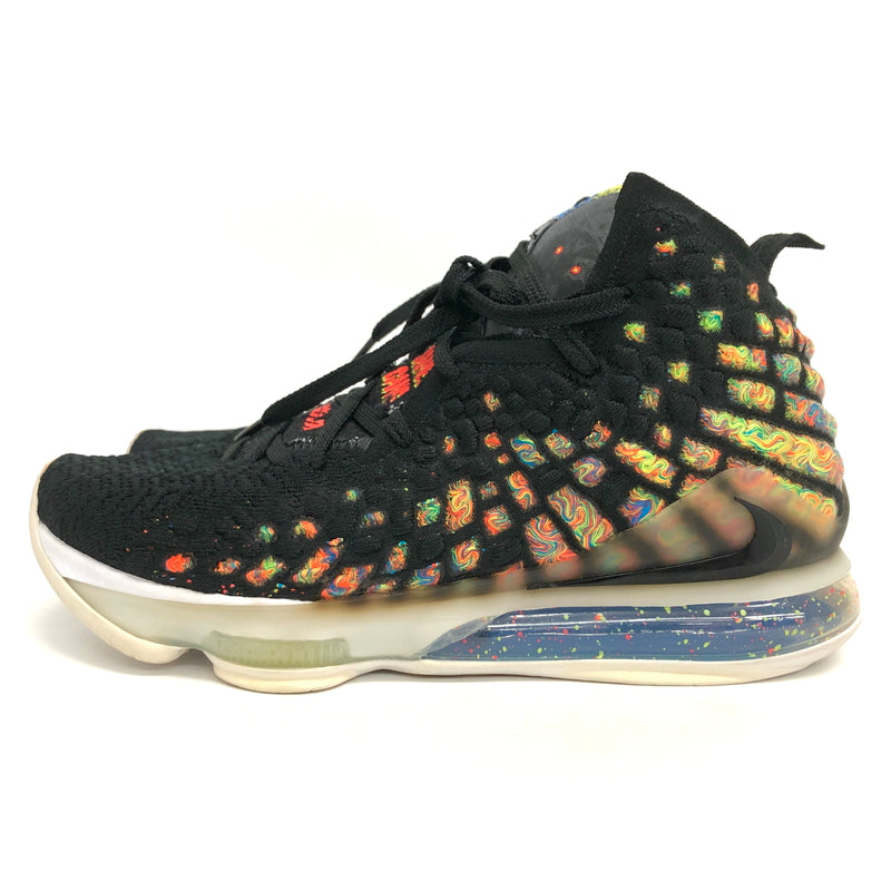【中古品】【メンズ】 NIKE ナイキ LEBRON 17 JAMES GANG BQ3177-005 レブロン ジェームス ギャング スニーカー シューズ 靴 160-260701-rs-06-fur サイズ：28.0cm US10 カラー：ブラック/マルチカラー 万代Net店