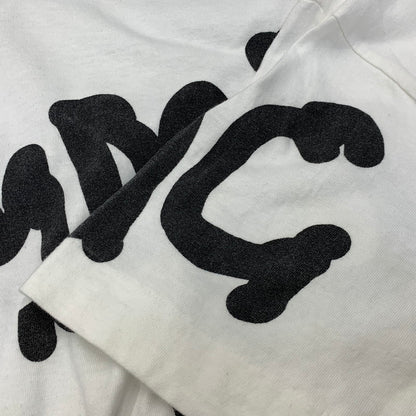 【中古品】【メンズ】 COMME DES GARCONS コムデギャルソン KK-T101 AD2023 青山店限定 ADAM PENDLETON MESSAGE SS TEE ショートスリーブ Tシャツ トップス 140-260917-kh-22-izu サイズ：S カラー：ホワイト 万代Net店
