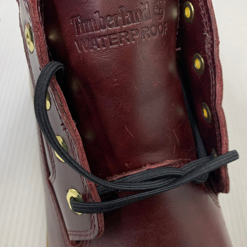 【中古品】【メンズ】 TIMBERLAND ティンバーランド A1GL7 ネルソン チャッカブーツ 靴 165-261022-kh-14-izu サイズ：27 カラー：バーガンディ 万代Net店