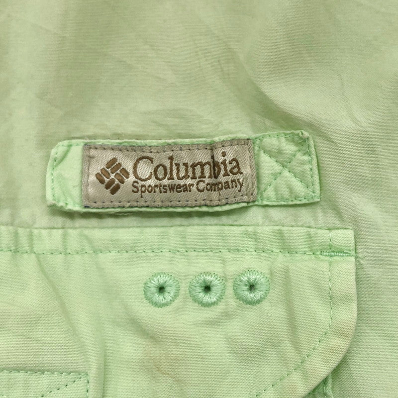 【ジャンク品】【メンズ】 Columbia コロンビア フィッシングシャツ FM7120 長袖 トップス 古着 アウトドア系 ヴィンテージ系 146-251017-rs-11-fur サイズ：XXL カラー：ライトグリーン 万代Net店