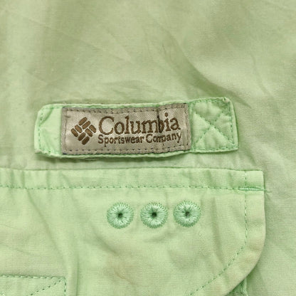 【ジャンク品】【メンズ】 Columbia コロンビア フィッシングシャツ FM7120 長袖 トップス 古着 アウトドア系 ヴィンテージ系 146-251017-rs-11-fur サイズ：XXL カラー：ライトグリーン 万代Net店