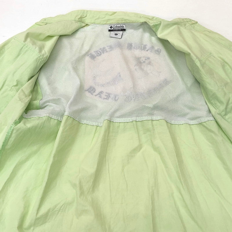 【ジャンク品】【メンズ】 Columbia コロンビア フィッシングシャツ FM7120 長袖 トップス 古着 アウトドア系 ヴィンテージ系 146-251017-rs-11-fur サイズ：XXL カラー：ライトグリーン 万代Net店