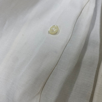 【中古品】【メンズ】 POLO RALPH LAUREN ポロ・ラルフローレン CALDWELL SILK LINEN SS SHIRT シルク リネン ショートスリーブ シャツ トップス 146-261008-kh-05-izu サイズ：L カラー：アイボリー系 万代Net店