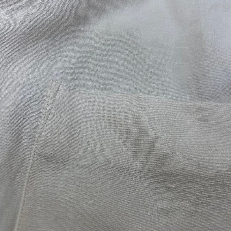 【中古品】【メンズ】 POLO RALPH LAUREN ポロ・ラルフローレン CALDWELL SILK LINEN SS SHIRT シルク リネン ショートスリーブ シャツ トップス 146-261008-kh-05-izu サイズ：L カラー：アイボリー系 万代Net店