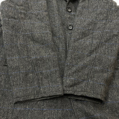 【中古品】【メンズ】 BRITISH OUTDOORS ブリティッシュアウトドア NYLON LINER WOOL CHECK JACKET ナイロン ライナー ウール チェック ジャケット アウター 145-260816-kk-08-hon サイズ：L カラー：グレー 万代Net店