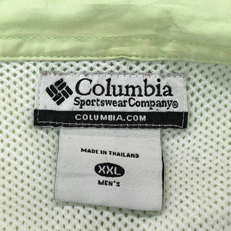 【ジャンク品】【メンズ】 Columbia コロンビア フィッシングシャツ FM7120 長袖 トップス 古着 アウトドア系 ヴィンテージ系 146-251017-rs-11-fur サイズ：XXL カラー：ライトグリーン 万代Net店