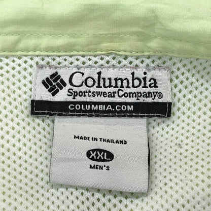 【ジャンク品】【メンズ】 Columbia コロンビア フィッシングシャツ FM7120 長袖 トップス 古着 アウトドア系 ヴィンテージ系 146-251017-rs-11-fur サイズ：XXL カラー：ライトグリーン 万代Net店
