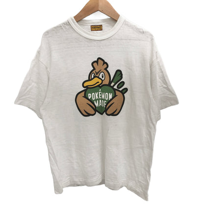 【現状渡し品】【メンズ】 HUMAN MADE × POKEMON ヒューマンメイド GRAPHIC KAMONEGI SS TEE カモネギ Tシャツ 半袖 トップス 142-260924-rs-03-fur サイズ：L カラー：ホワイト 万代Net店