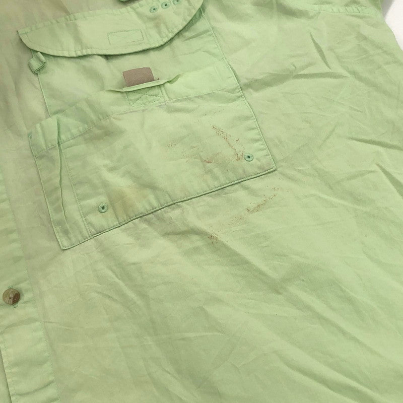 【ジャンク品】【メンズ】 Columbia コロンビア フィッシングシャツ FM7120 長袖 トップス 古着 アウトドア系 ヴィンテージ系 146-251017-rs-11-fur サイズ：XXL カラー：ライトグリーン 万代Net店