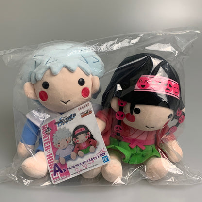 【中古美品】 一番くじ A賞 HUNTER×HUNTER Z AOLDYECK FAMILY キルア＆アルカ ぬいぐるみセット MASTERLISE 051-260529-zi-11-min 万代Net店