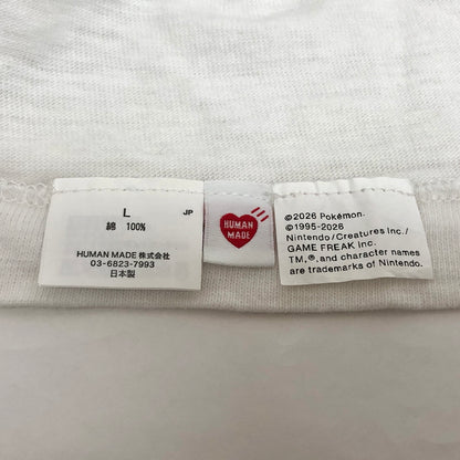 【現状渡し品】【メンズ】 HUMAN MADE × POKEMON ヒューマンメイド GRAPHIC KAMONEGI SS TEE カモネギ Tシャツ 半袖 トップス 142-260924-rs-03-fur サイズ：L カラー：ホワイト 万代Net店