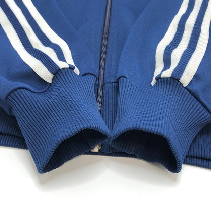 【現状渡し品】【メンズ/レディース】 adidas アディダス 80S TRACK JACKET トラックジャケット ジャージ ヴィンテージ系 146-260415-rs-07-fur サイズ：M カラー：ブルー 万代Net店