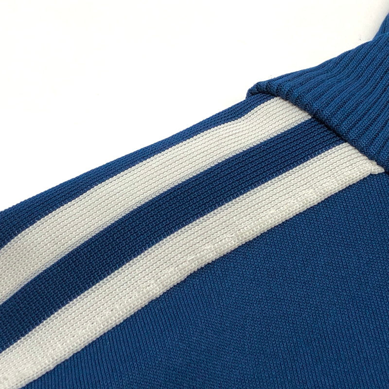 【現状渡し品】【メンズ/レディース】 adidas アディダス 80S TRACK JACKET トラックジャケット ジャージ ヴィンテージ系 146-260415-rs-07-fur サイズ：M カラー：ブルー 万代Net店