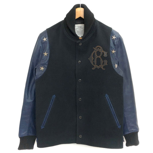 【中古品】【メンズ】 CRIMIE クライミー MIKESTAR C1E1-JK01 スタジャン スタッズ 牛革 アウター ストリート系 142-251105-rs-05-fur サイズ：S カラー：ネイビー/ブラック 万代Net店
