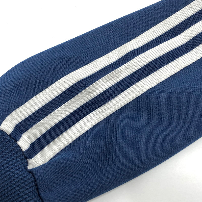 【現状渡し品】【メンズ/レディース】 adidas アディダス 80S TRACK JACKET トラックジャケット ジャージ ヴィンテージ系 146-260415-rs-07-fur サイズ：M カラー：ブルー 万代Net店