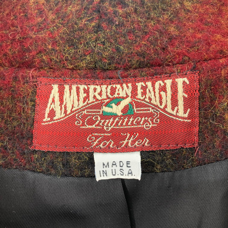 【中古品】【メンズ】 American Eagle アメリカンイーグル USA製 ウールジャケット 146-251231-WA-04-iwa サイズ：SMALL 万代Net店
