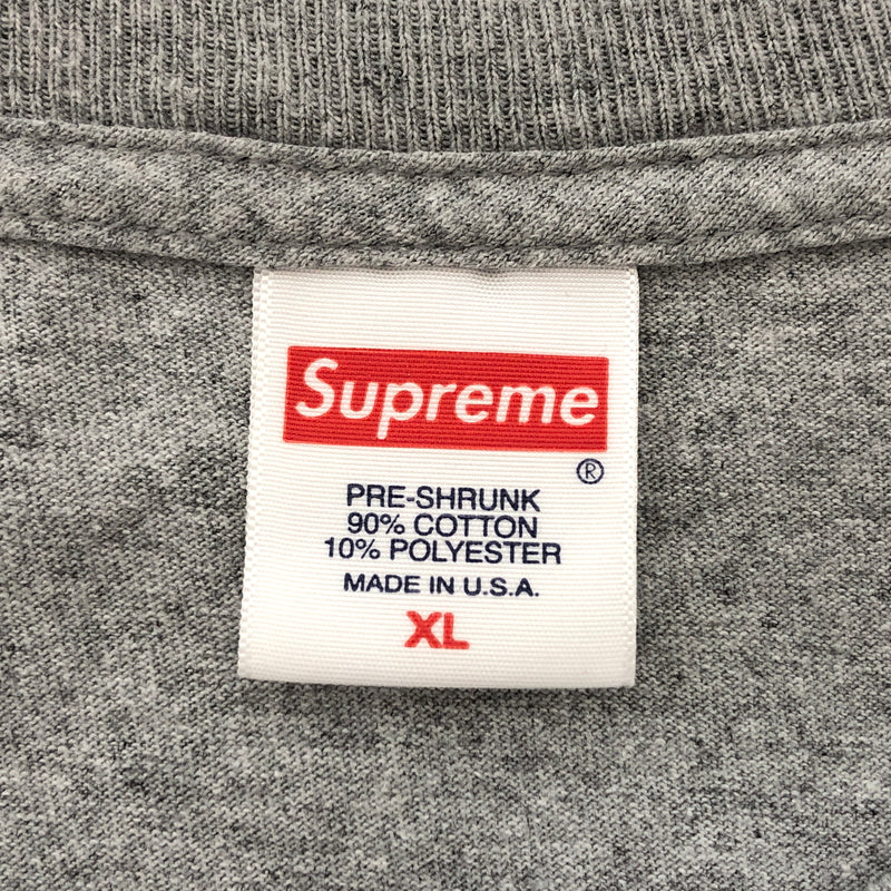 【中古品】【メンズ】 SUPREME × ANTIHERO シュプリーム アンタイヒーロー 22SS CURBS TEE 半袖 Tシャツ トップス 古着 149-260924-rs-06-fur サイズ：XL カラー：グレー 万代Net店