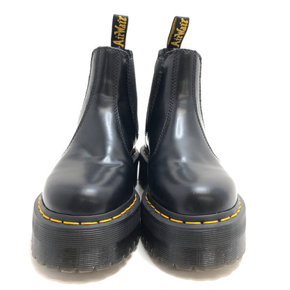【中古品】【レディース】 Dr.Martens ドクターマーチン 2976 QUAD LEATHER PLATFORM CHELSEA BOOTS 24687001 チェルシーブーツ サイドゴア ブーツ シューズ 靴 167-260416-rs-03-fur サイズ：23.0cm UK4 カラー：ブラック 万代Net店