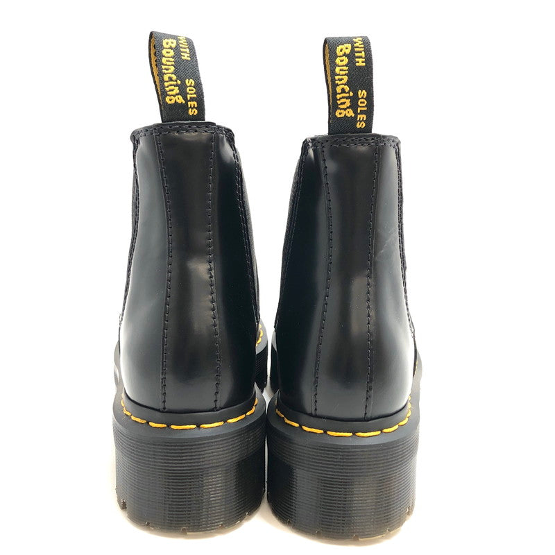 【中古品】【レディース】 Dr.Martens ドクターマーチン 2976 QUAD LEATHER PLATFORM CHELSEA BOOTS 24687001 チェルシーブーツ サイドゴア ブーツ シューズ 靴 167-260416-rs-03-fur サイズ：23.0cm UK4 カラー：ブラック 万代Net店