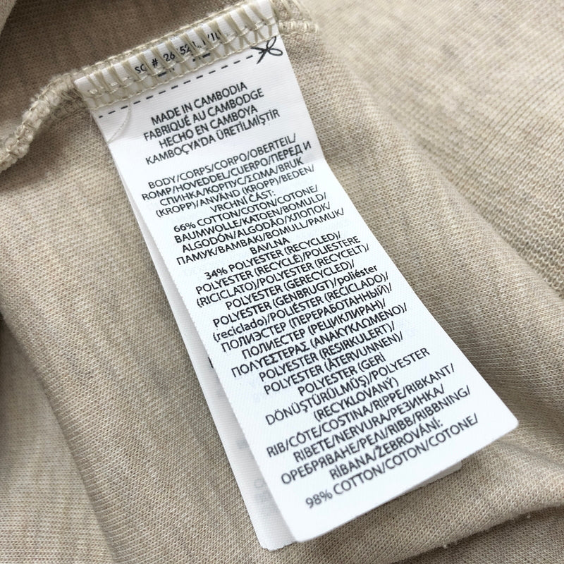 【現状渡し品】【メンズ】 POLO RALPH LAUREN ポロ・ラルフローレン S/S SWEATSHIRT 半袖 スウェット トップス 古着 147-260924-rs-07-fur サイズ：M カラー：ベージュ 万代Net店