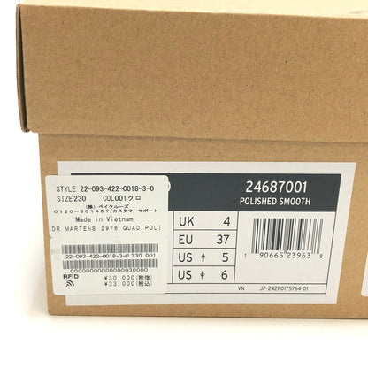 【中古品】【レディース】 Dr.Martens ドクターマーチン 2976 QUAD LEATHER PLATFORM CHELSEA BOOTS 24687001 チェルシーブーツ サイドゴア ブーツ シューズ 靴 167-260416-rs-03-fur サイズ：23.0cm UK4 カラー：ブラック 万代Net店