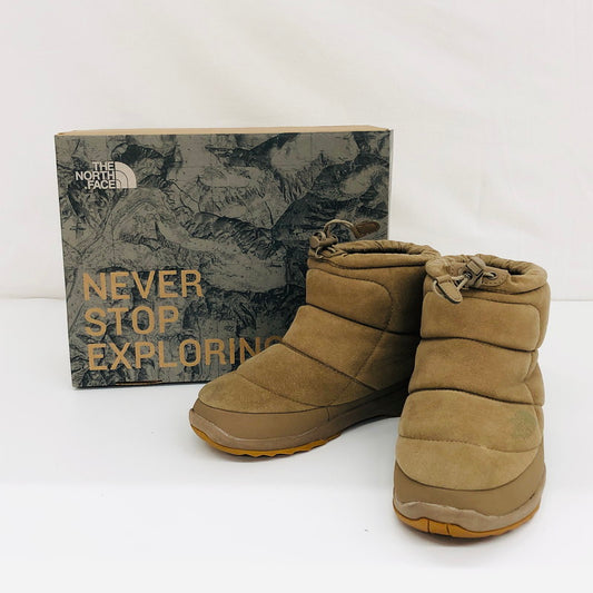 【中古品】【メンズ/レディース】 THE NORTH FACE ザ・ノースフェイス × BEAMS 7071562N3X ビームス ヌプシブーティーショート ショートブーツ ブーツ シューズ 靴 167-250420-hn-02-fur サイズ：25.0cm US 7 カラー：ベージュ/オレンジ 万代Net店