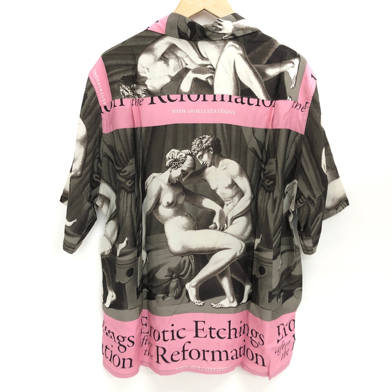 【中古美品】【メンズ】 WACKO MARIA ワコマリア 26SS THE PHOENICIAN SCHEME HAWAIIAN SHIRT (TYPE-4) TPS-WM-HI04 ハワイアンシャツ 半袖 トップス 142-260925-rs-01-fur サイズ：M カラー：ピンク/グレー系 万代Net店