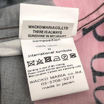 【中古美品】【メンズ】 WACKO MARIA ワコマリア 26SS THE PHOENICIAN SCHEME HAWAIIAN SHIRT (TYPE-4) TPS-WM-HI04 ハワイアンシャツ 半袖 トップス 142-260925-rs-01-fur サイズ：M カラー：ピンク/グレー系 万代Net店