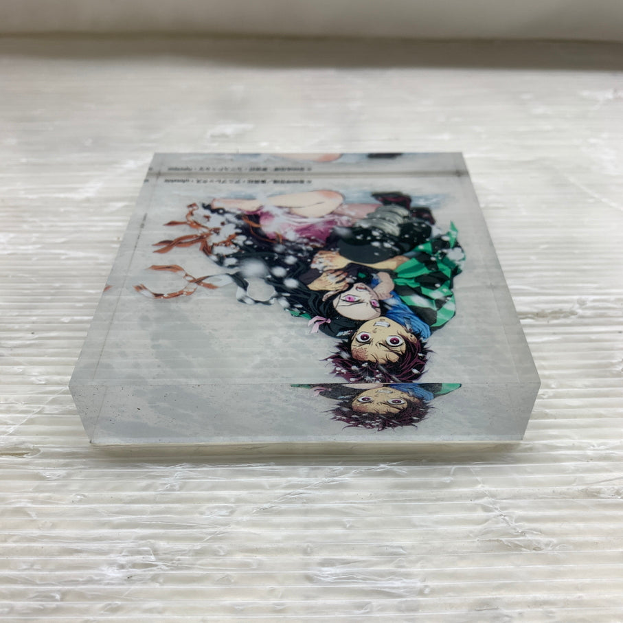 【中古品】 鬼滅の刃　アクリルブロック 竈門炭治郎 禰豆子 051-260716-YT-03-min 万代Net店