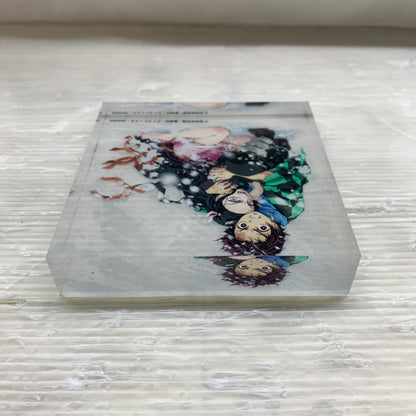 【中古品】 鬼滅の刃　アクリルブロック 竈門炭治郎 禰豆子 051-260716-YT-03-min 万代Net店