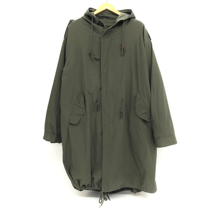 【現状渡し品】【メンズ】 HOUSTON ヒューストン モッズコート 6043-87-1 ボアライナー付き ミリタリー ジャケット アウター アメカジ系 145-250729-rs-05-fur サイズ：M カラー：カーキ 万代Net店