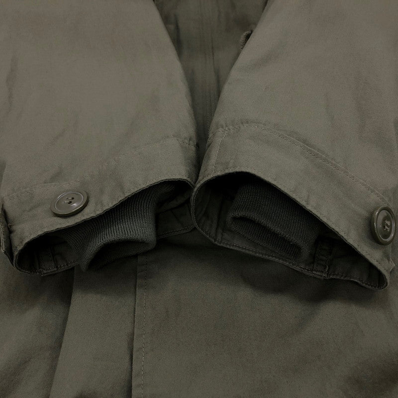 【現状渡し品】【メンズ】 HOUSTON ヒューストン モッズコート 6043-87-1 ボアライナー付き ミリタリー ジャケット アウター アメカジ系 145-250729-rs-05-fur サイズ：M カラー：カーキ 万代Net店