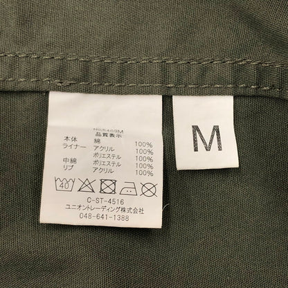 【現状渡し品】【メンズ】 HOUSTON ヒューストン モッズコート 6043-87-1 ボアライナー付き ミリタリー ジャケット アウター アメカジ系 145-250729-rs-05-fur サイズ：M カラー：カーキ 万代Net店