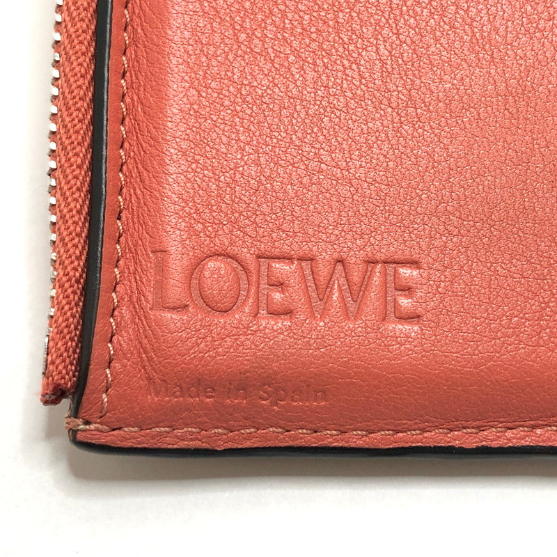 【中古品】【レディース】 LOEWE ロエベ SMALL VERTICAL WALLET "LIGHT OAT" C660S86X01 三つ折り財布 コンパクトウォレット 181-260416-rs-02-fur カラー：ライトオート/ハニー 万代Net店