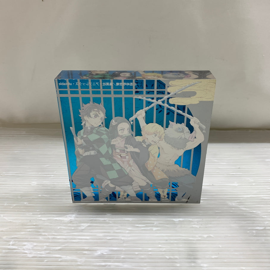【中古品】 鬼滅の刃　アクリルブロック 竈門炭治郎 禰豆子 我妻善逸 嘴平伊之助 051-260716-YT-05-min 万代Net店
