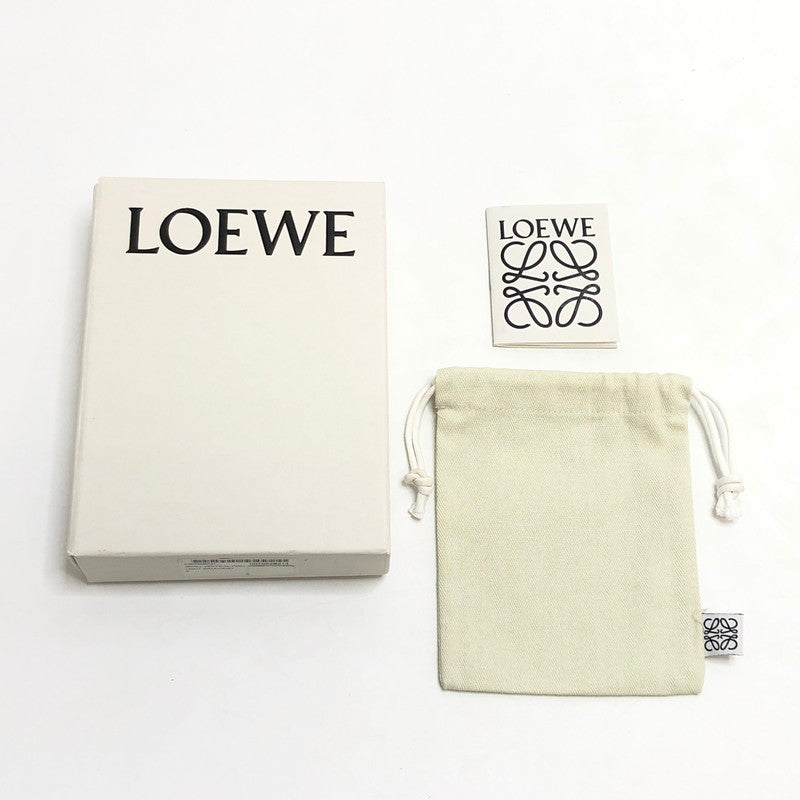 【中古品】【レディース】 LOEWE ロエベ SMALL VERTICAL WALLET "LIGHT OAT" C660S86X01 三つ折り財布 コンパクトウォレット 181-260416-rs-02-fur カラー：ライトオート/ハニー 万代Net店