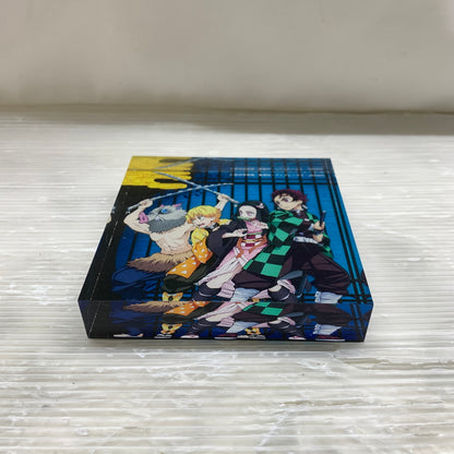 【中古品】 鬼滅の刃　アクリルブロック 竈門炭治郎 禰豆子 我妻善逸 嘴平伊之助 051-260716-YT-05-min 万代Net店