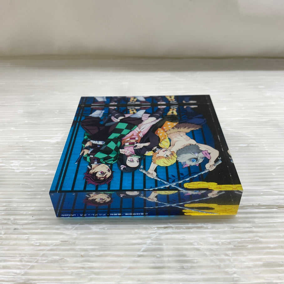 【中古品】 鬼滅の刃　アクリルブロック 竈門炭治郎 禰豆子 我妻善逸 嘴平伊之助 051-260716-YT-05-min 万代Net店