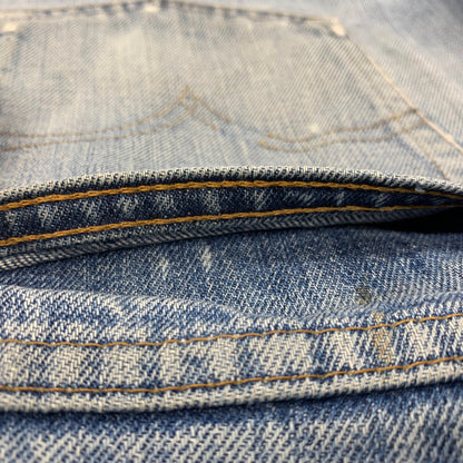 【現状渡し品】【メンズ】 Levi's リーバイス ビッグE 刻印16 不均等V バックポケットチェーンステッチ 66後期 TALON ジッパー 70S DENIM PANTS デニム パンツ ボトムス ズボン 157-251002-cs-07-izu サイズ：不明 カラー：ライトインディゴ 万代Net店