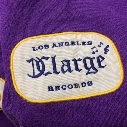 【現状渡し品】【メンズ】 XLARGE エクストララージ 101224012014 XL RECORDS HALF ZIP PULLOVER SWEAT レコーズ ハーフ ジップ プルオーバー スウェット トップス 142-260812-kh-07-izu サイズ：XL カラー：パープル 万代Net店