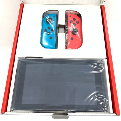 【未使用品】 Nintendo Switch Joy-Con(L) ネオンブルー/(R) ネオンレッド 2022モデル 034-260610-mo-05-fur 万代Net店
