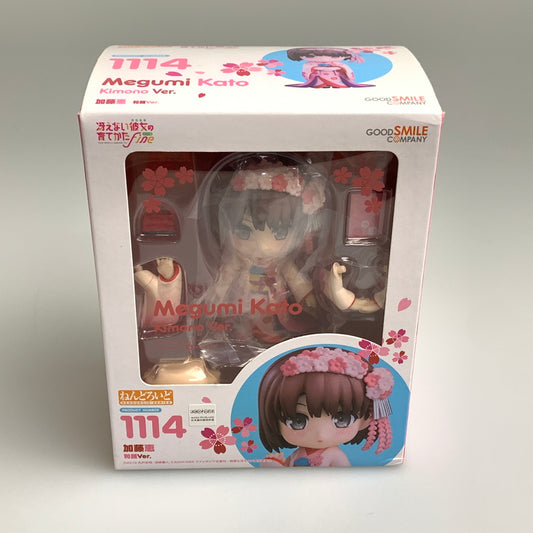 【中古品】 劇場版 冴えない彼女の育てかた Fine ねんどろいど 加藤恵 和服Ver. フィギュア 053-260529-zi-24-min 万代Net店