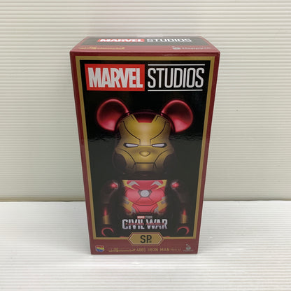 【中古品】 Happyくじ MARVEL STUDIOS BE@RBRICK SP賞 BE@RBRICK 400％ アイアンマン マーク46 フィギュア 箱あり 055-260716-YT-07-min 万代Net店
