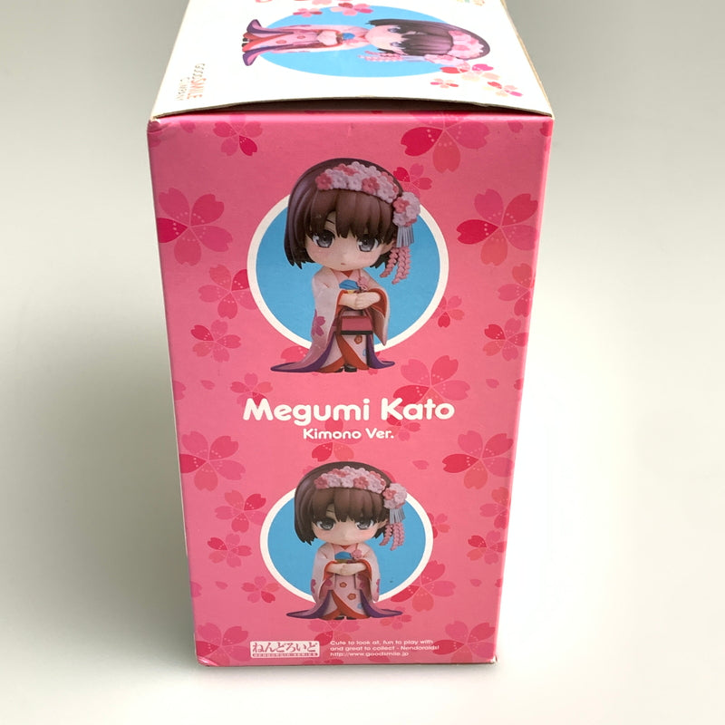 【中古品】 劇場版 冴えない彼女の育てかた Fine ねんどろいど 加藤恵 和服Ver. フィギュア 053-260529-zi-24-min 万代Net店