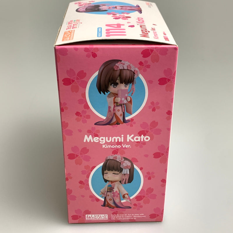 【中古品】 劇場版 冴えない彼女の育てかた Fine ねんどろいど 加藤恵 和服Ver. フィギュア 053-260529-zi-24-min 万代Net店