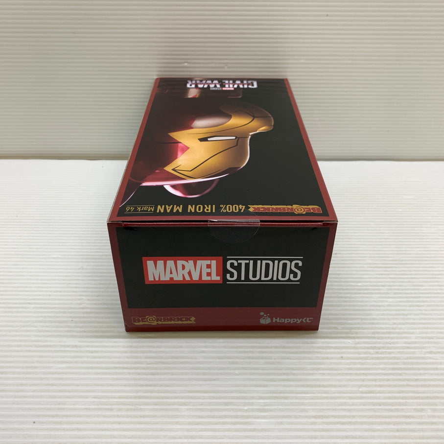 【中古品】 Happyくじ MARVEL STUDIOS BE@RBRICK SP賞 BE@RBRICK 400％ アイアンマン マーク46 フィギュア 箱あり 055-260716-YT-07-min 万代Net店