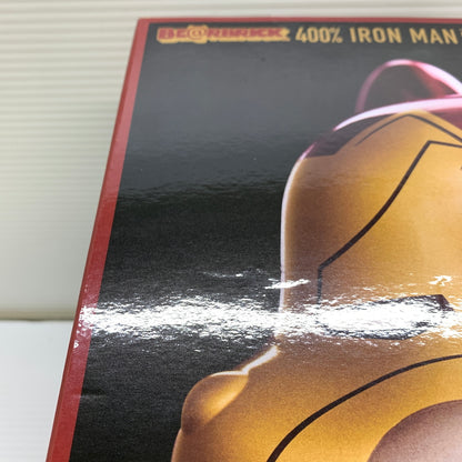 【中古品】 Happyくじ MARVEL STUDIOS BE@RBRICK SP賞 BE@RBRICK 400％ アイアンマン マーク46 フィギュア 箱あり 055-260716-YT-07-min 万代Net店