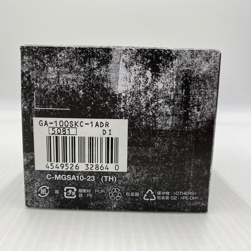 【中古品】【メンズ】 CASIO カシオ ANALOG-DIGITAL MODEL GA-110 CAMOUFLAGE SKELETON SERIES G-SHOCK GA-100SKC-1A アナログデジタル モデル カモフラージュ・スケルトン シリーズ ジーショック 腕時計 196-260808-yo-11-tei カラー：クリア/ブラック 万代Net店